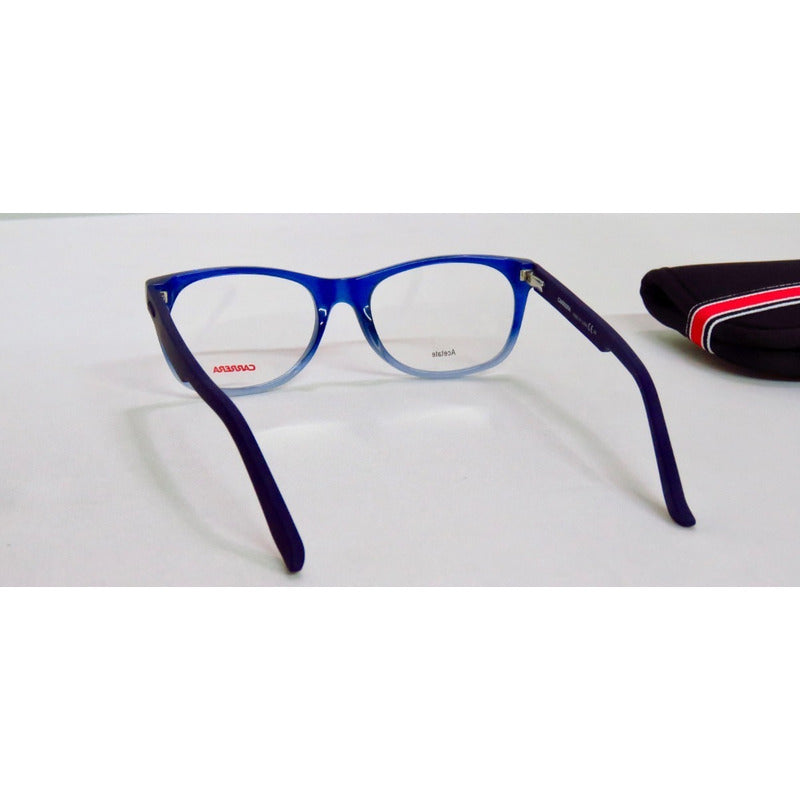 Lentes Carrera 6652 Blue Square Armazón Oftálmico 53mm