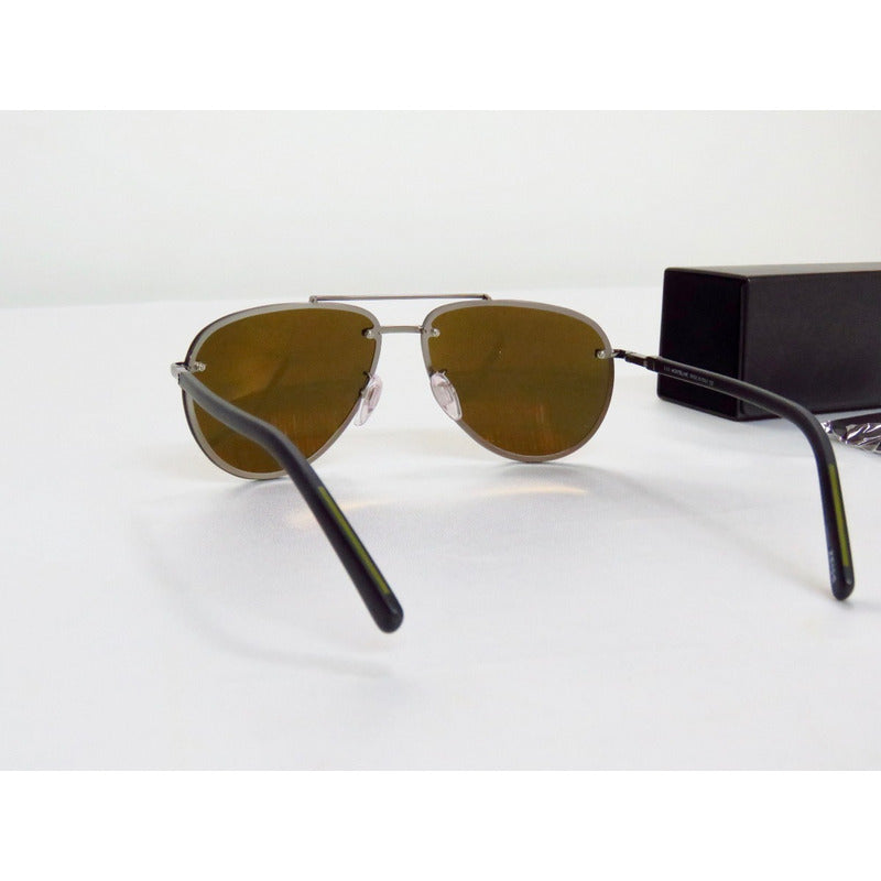Lentes Sol Mont Blanc Mb596s-f Classic Pilot Italy 62mm Suns