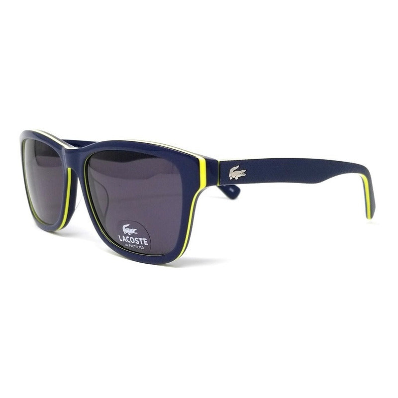 Lentes De Sol Lacoste L683s Contrast Iconic Square 55mm Suns