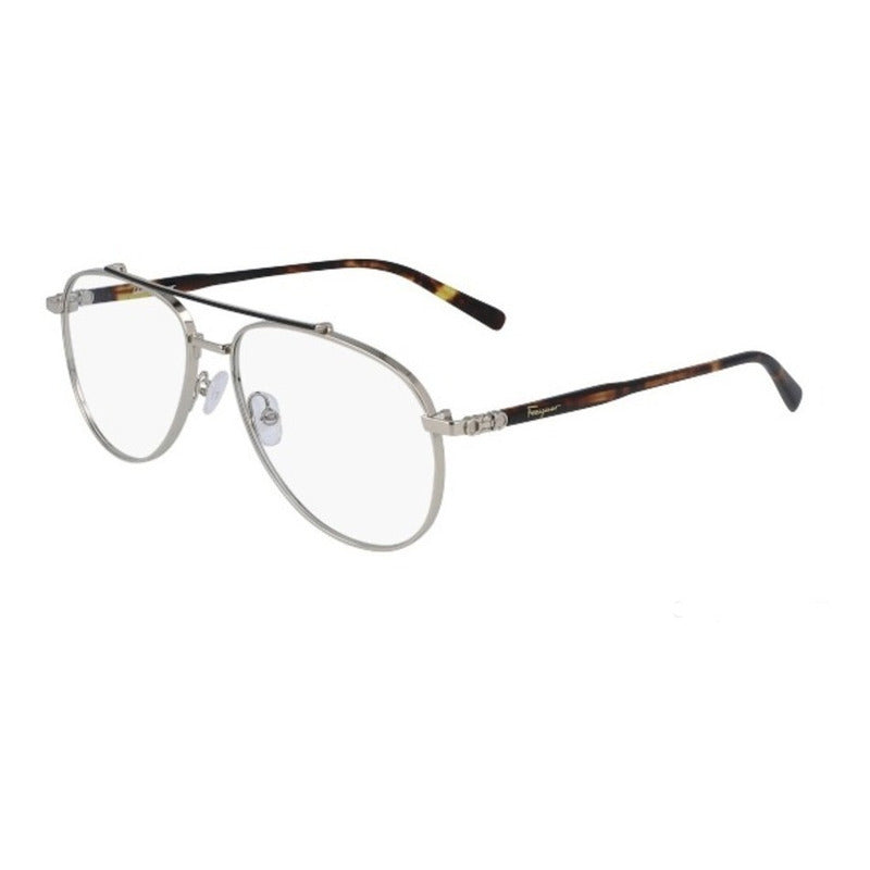 Lentes Ferragamo Sf2184 Double Bridge Armazón Oftálmico 56mm