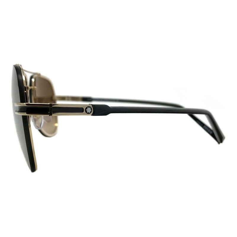 Lentes Sol Mont Blanc Mb643s Double Bridge Pilot 60mm Suns