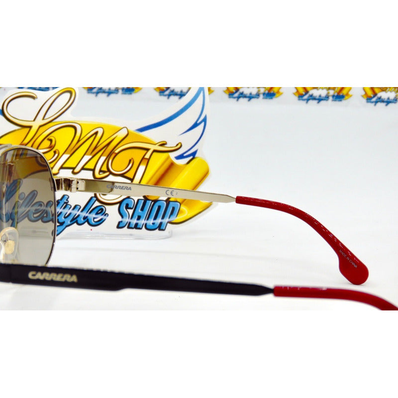 Lentes De Sol Carrera 1005s Iconic Bridge Metal Pilot 66mm