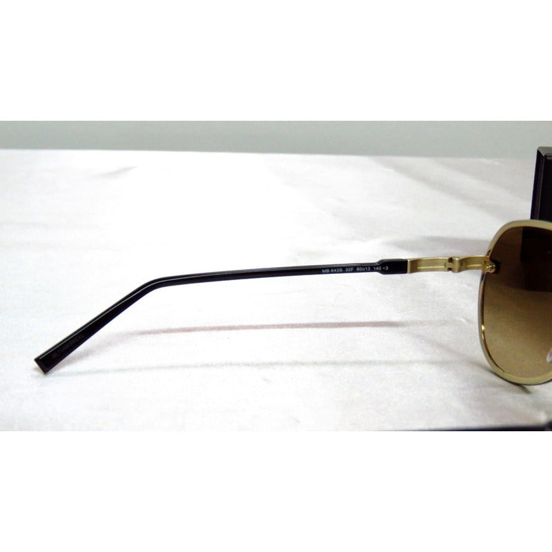 Lentes Sol Mont Blanc Mb643s Double Bridge Pilot 60mm Suns
