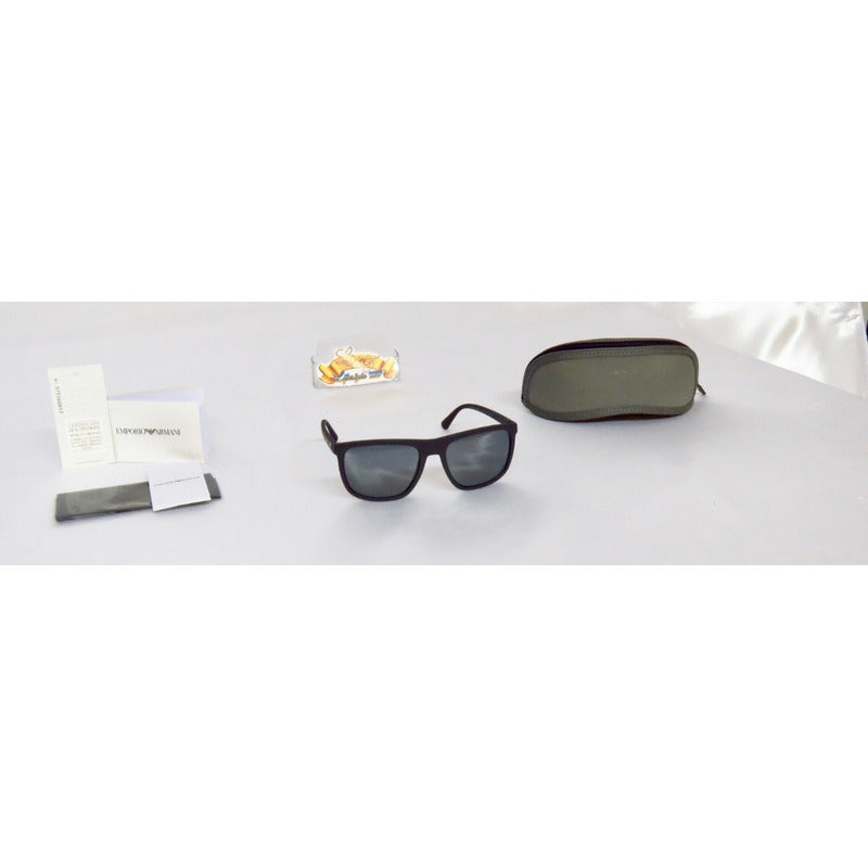 Lentes Sol Emporio Armani Ea4124 Black Polarized 57mm Suns