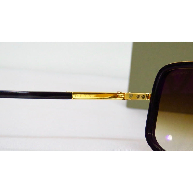 Lentes Gafas De Sol Dita Mach One Drx-2030-b 18k Gold - Blk Rockstar Made In Japan