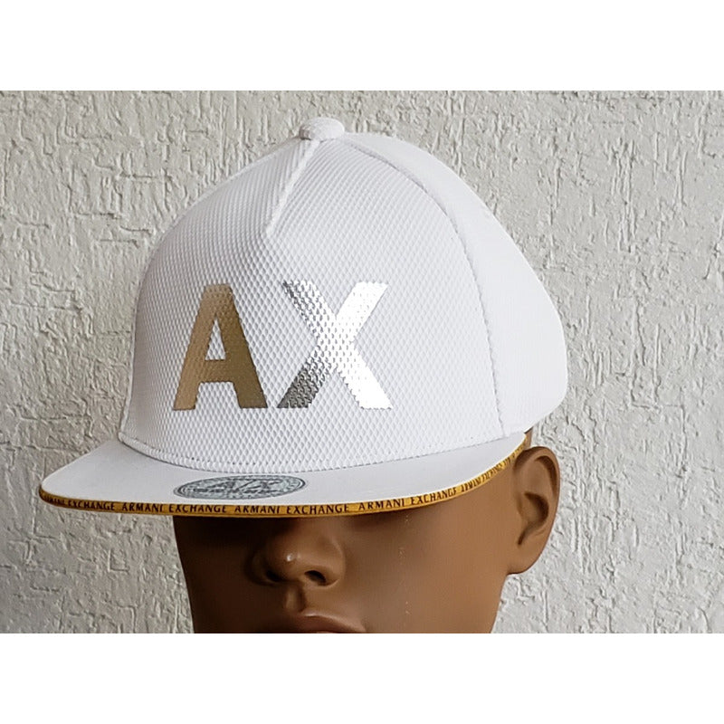 Gorra A | X Armani Exchange Mesh Reflective Logo Adorned Hat
