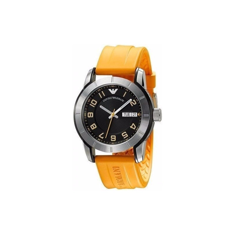 Reloj Emporio Armani Ar5872 Acero / Caucho Con Detalle 44mm