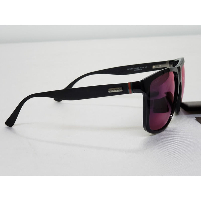 Lentes De Sol Gucci Gg1075s Aluminum Square Italy 57mm Suns