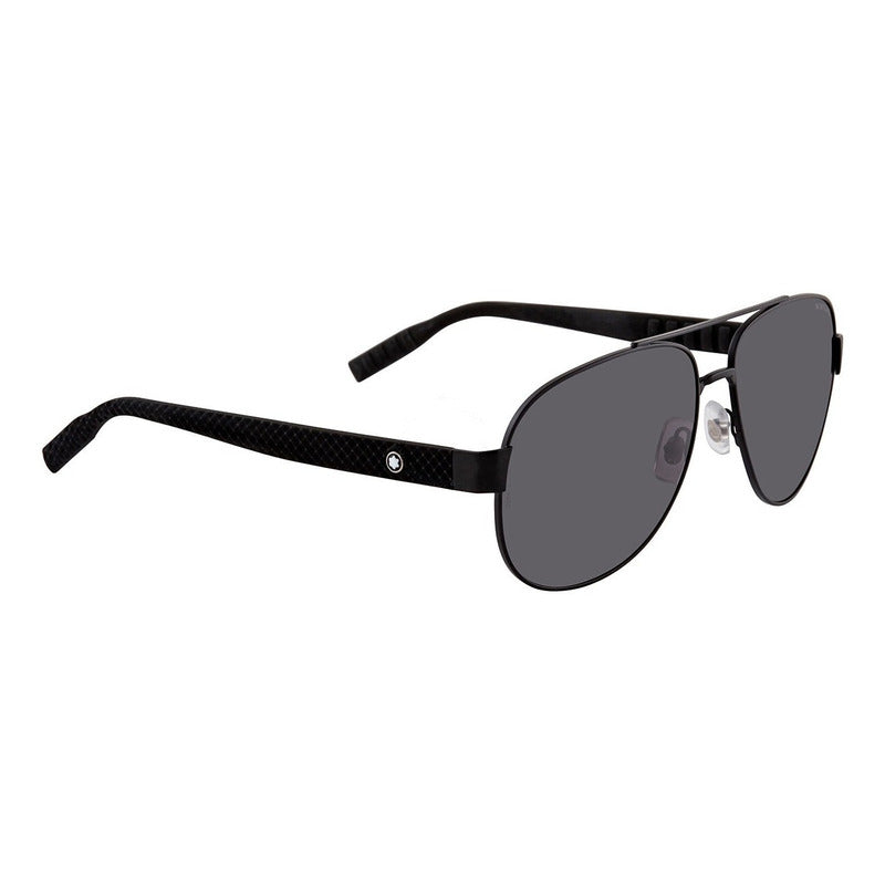 Lentes Sol Mont Blanc Mb0064s Modified Pilot Italy 60mm Suns