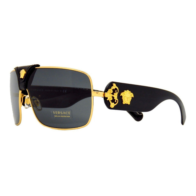 Lentes De Sol Versace Ve2207q Squared Baroque 140mm Suns