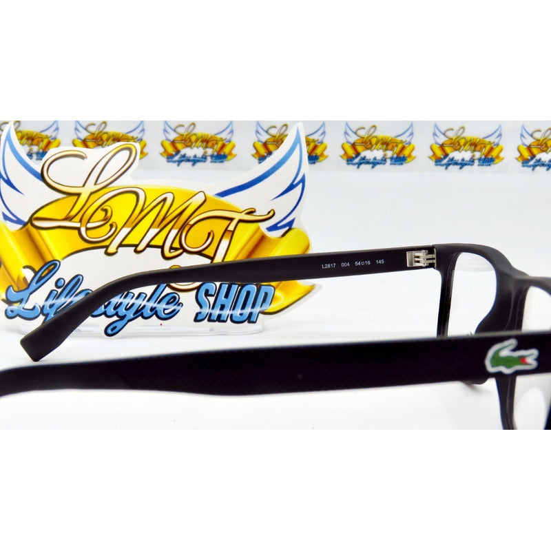 Lentes Lacoste L2817 Square Italy Armazón Oftálmico 54mm
