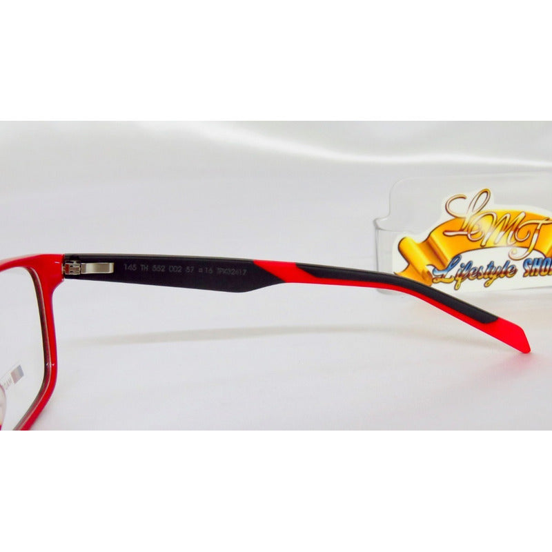 Lentes Tag Heuer Th0552 B Urban France Armazón Oftálmic 57mm