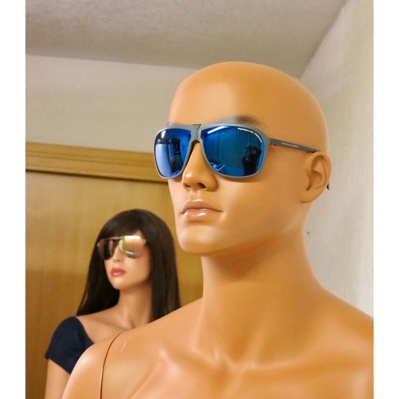 Lentes Gafas De Sol Porsche Design P86bf V Black Italy 64mm