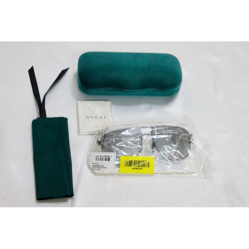 Lentes Sol Gucci Urban Gg0336s Luxury Square Italy 60mm Suns