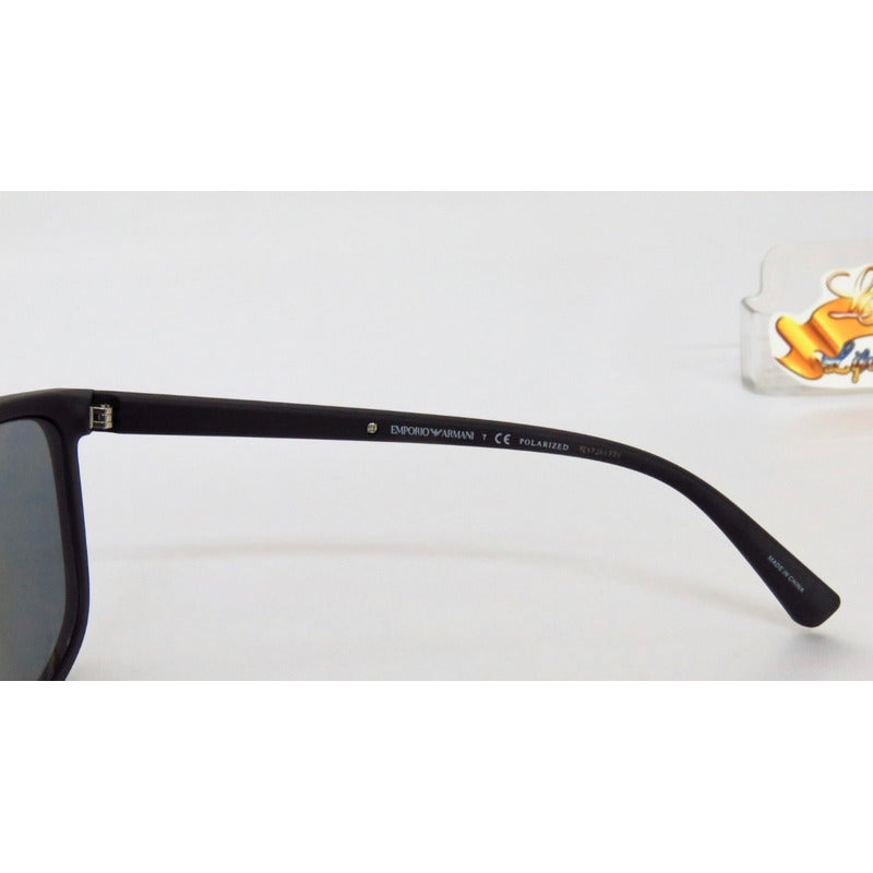 Lentes Sol Emporio Armani Ea4124 Black Polarized 57mm Suns