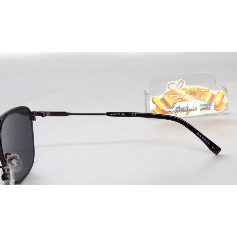 Lentes De Sol Lacoste L194s Silver Metal Navigator 57mm Suns