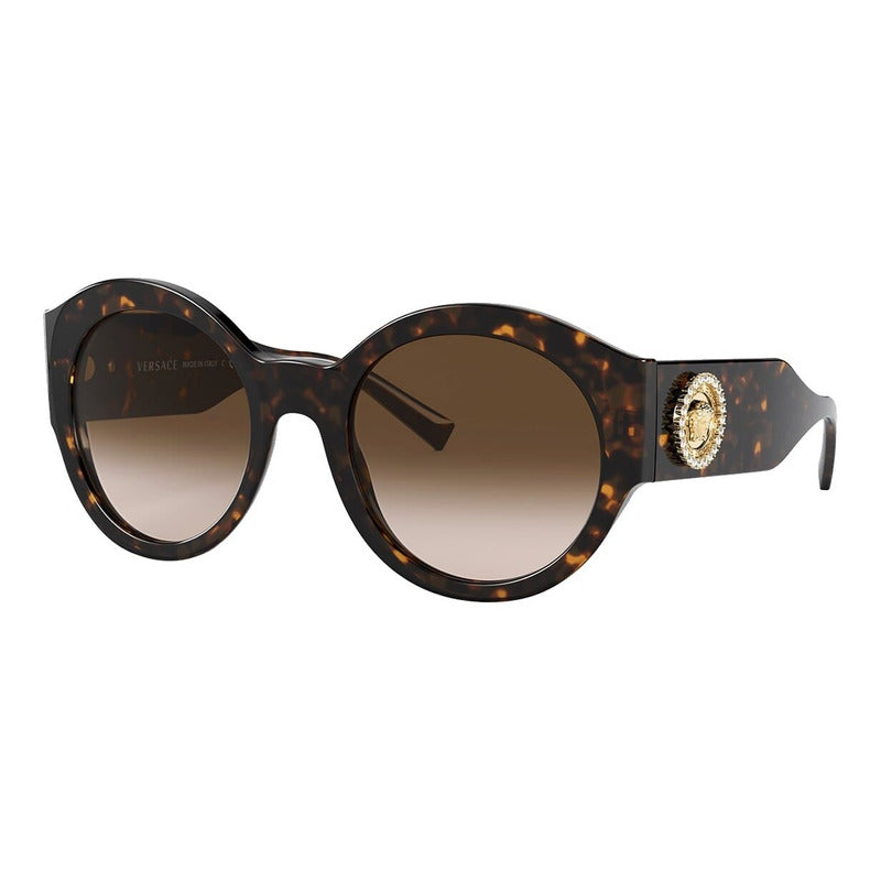 Lentes De Sol Versace Ve4380b Fashion Oval Italy 54mm Suns