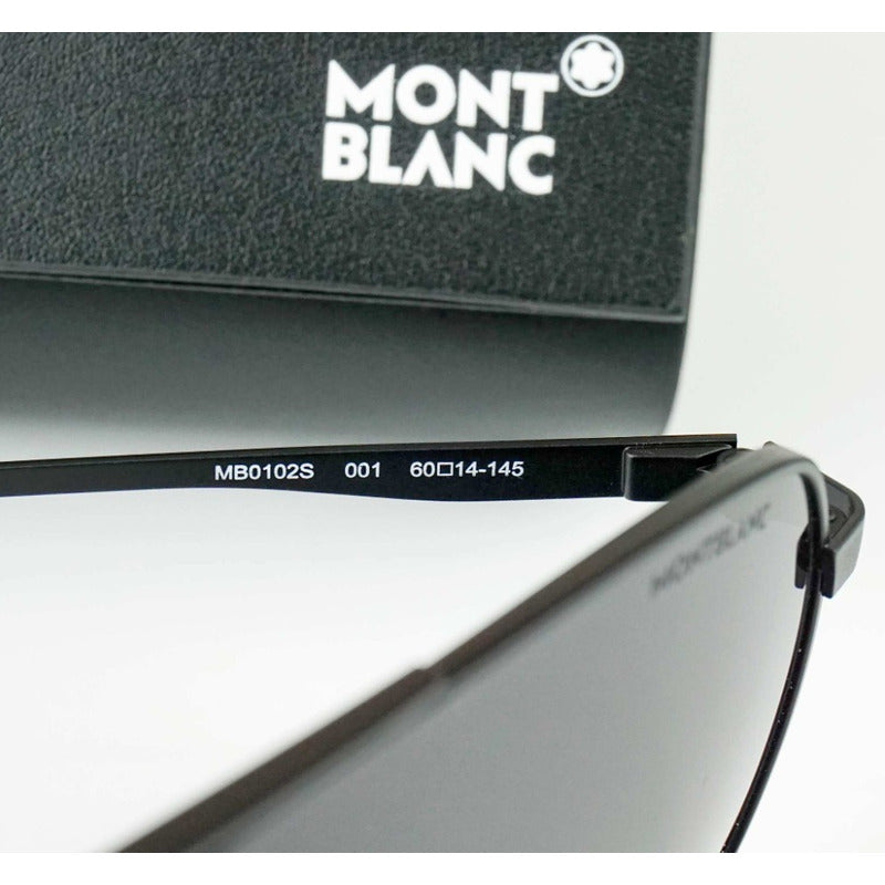 Lentes Sol Mont Blanc Mb0102s Modified Pilot Japan 60mm Suns