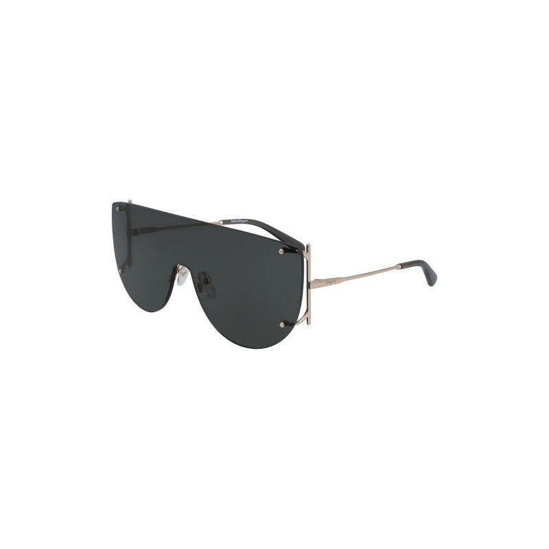 Lentes De Sol Ferragamo Sf222s Shield Mujer Italy 65mm Suns
