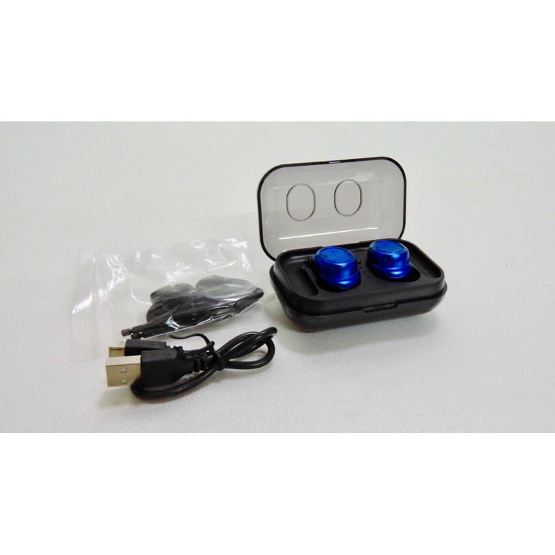 Audífonos Ipx7 Bluetooth 5.0 Earbuds AirPods Azules Touch