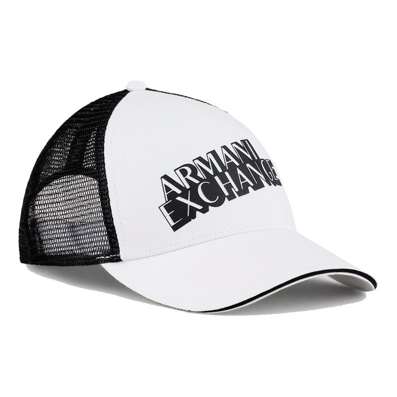 Gorra A | X Armani Exchange Raised Logo Print Trucker Hat
