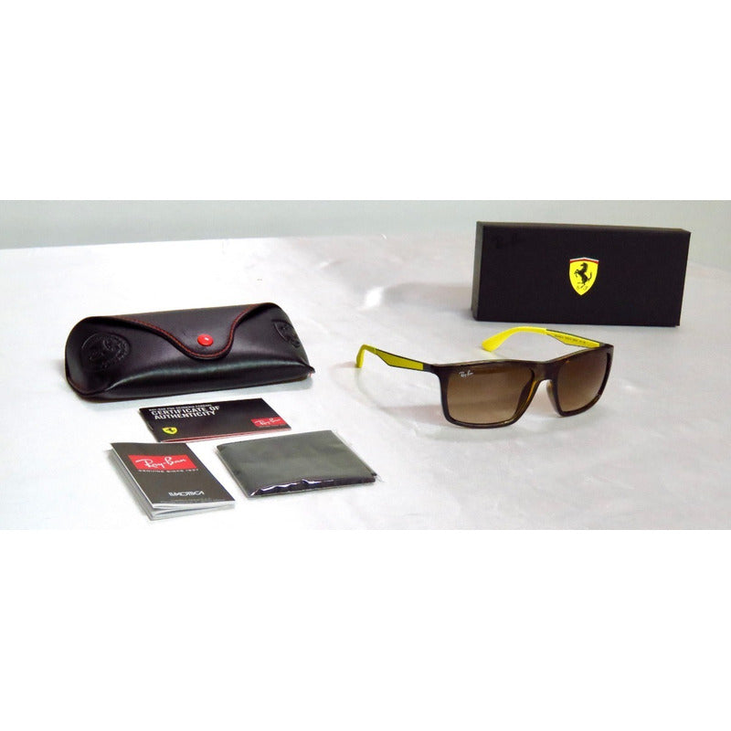 Lentes De Sol Ray-ban Rb4228m Scuderia Ferrari Edition 58mm