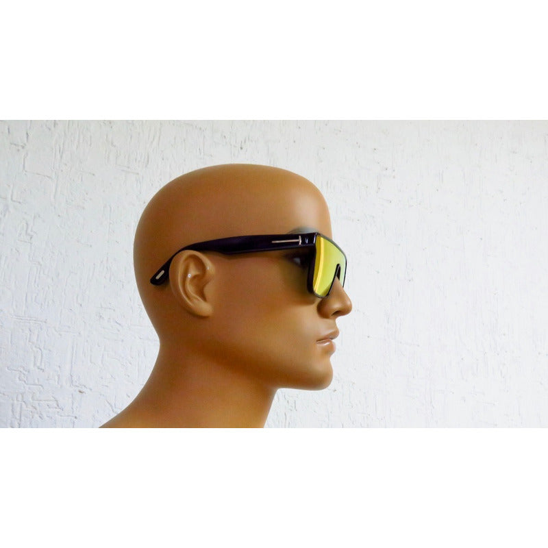 Lentes Sol Tom Ford Ft0709 Whyat Soft Shield Italy 99mm Suns