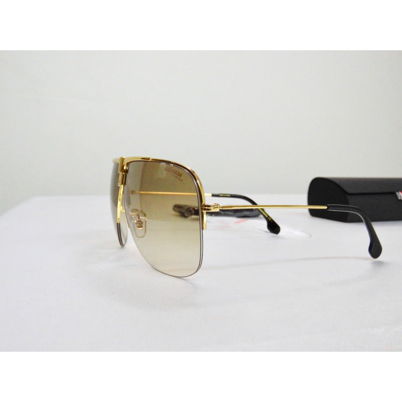 Lentes Gafas De Sol Carrera 1013s Gold Classy 64mm Suns
