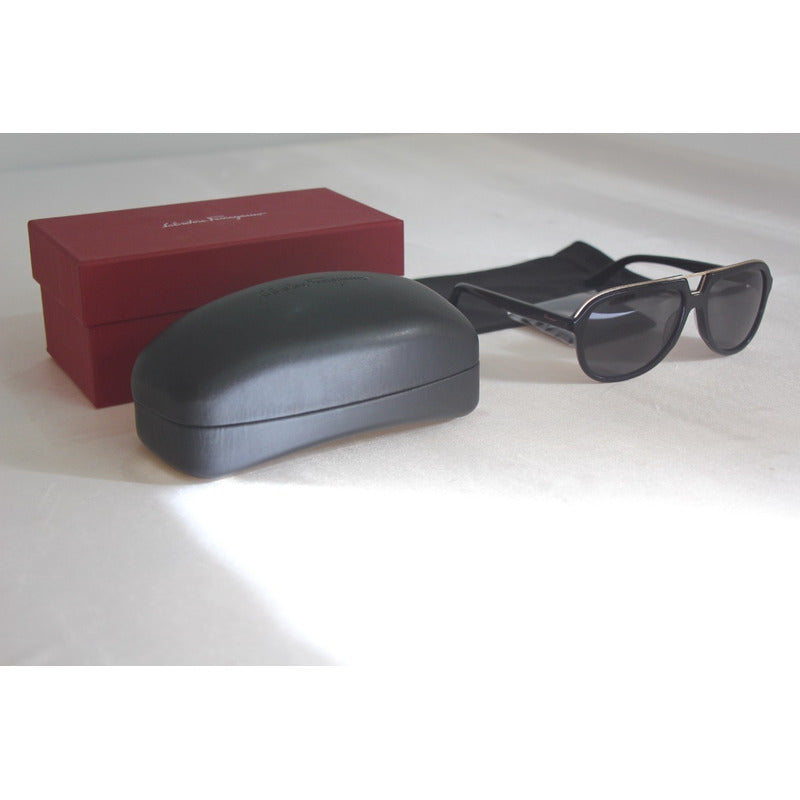 Lentes Sol Ferragamo Sf730s Double Bridge Aviador 57mm Suns