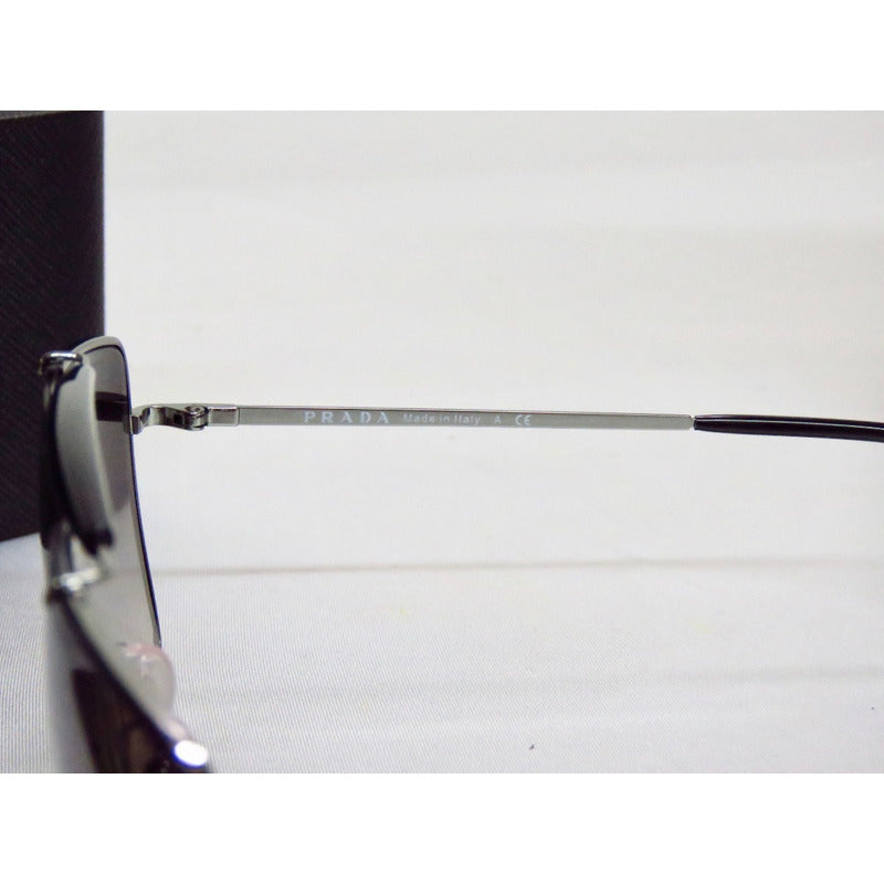 Lentes Gafas De Sol Prada Pr57ss Black Crystal Gunmetal 58mm