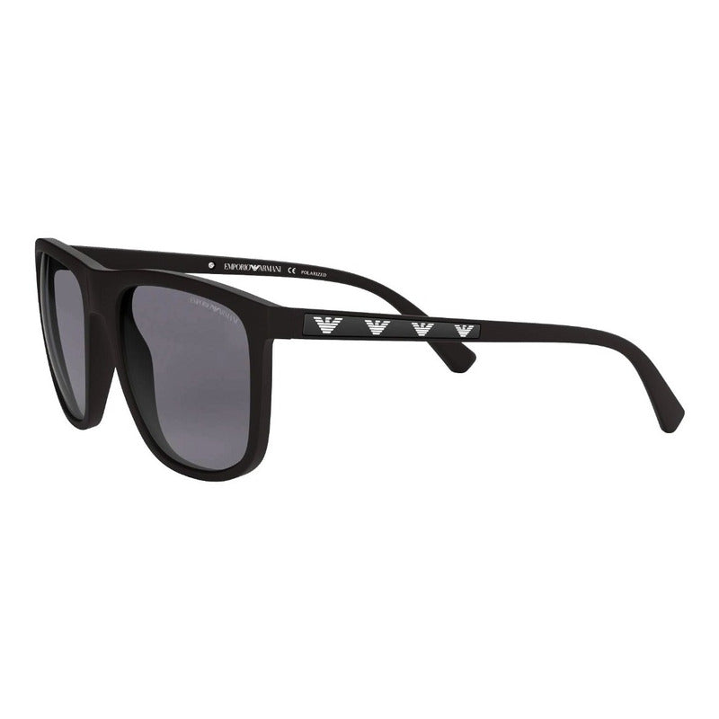 Lentes Sol Emporio Armani Ea4124 Black Polarized 57mm Suns