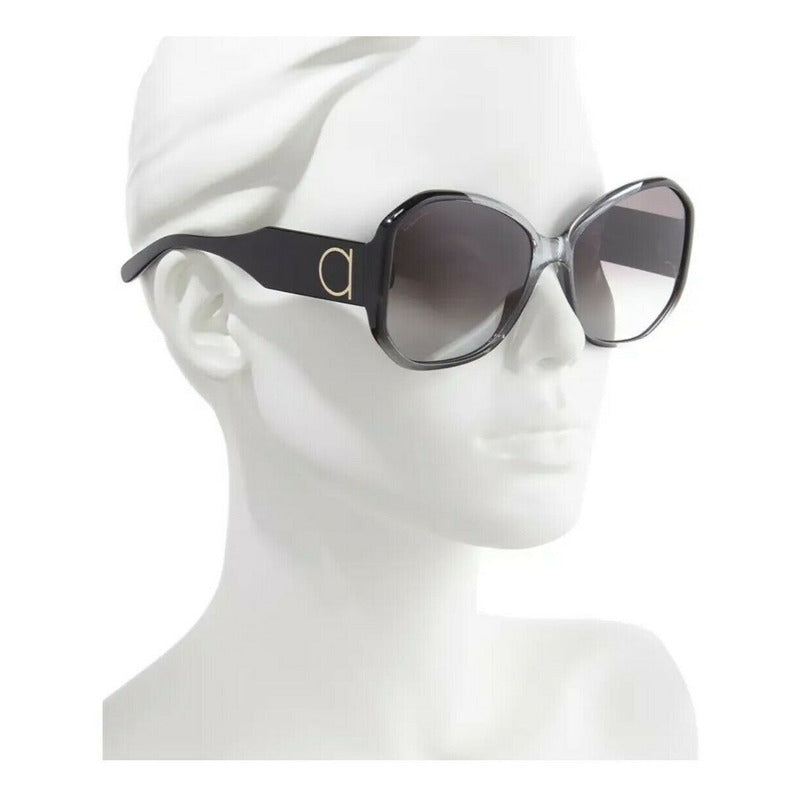 Lentes Sol Ferragamo Sf942s Asymmetric Oval Mujer Italy 61mm
