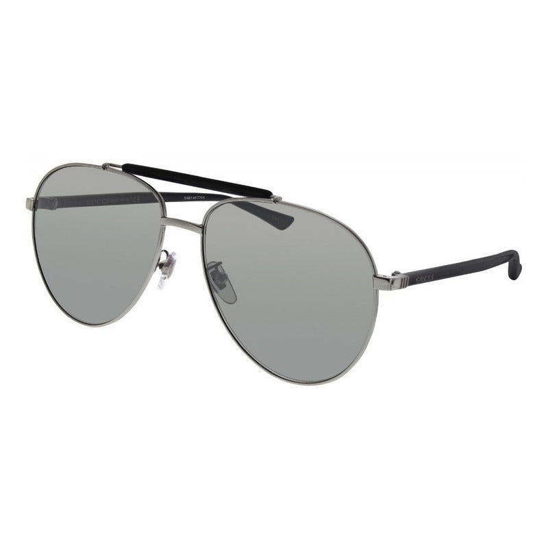 Lentes Gafas Sol Gucci Gg0014s First Class Aviator 60mm Suns