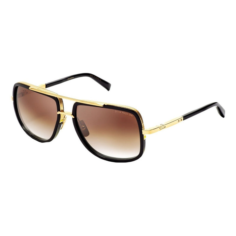 Lentes Gafas De Sol Dita Mach One Drx-2030-b 18k Gold - Blk Rockstar Made In Japan