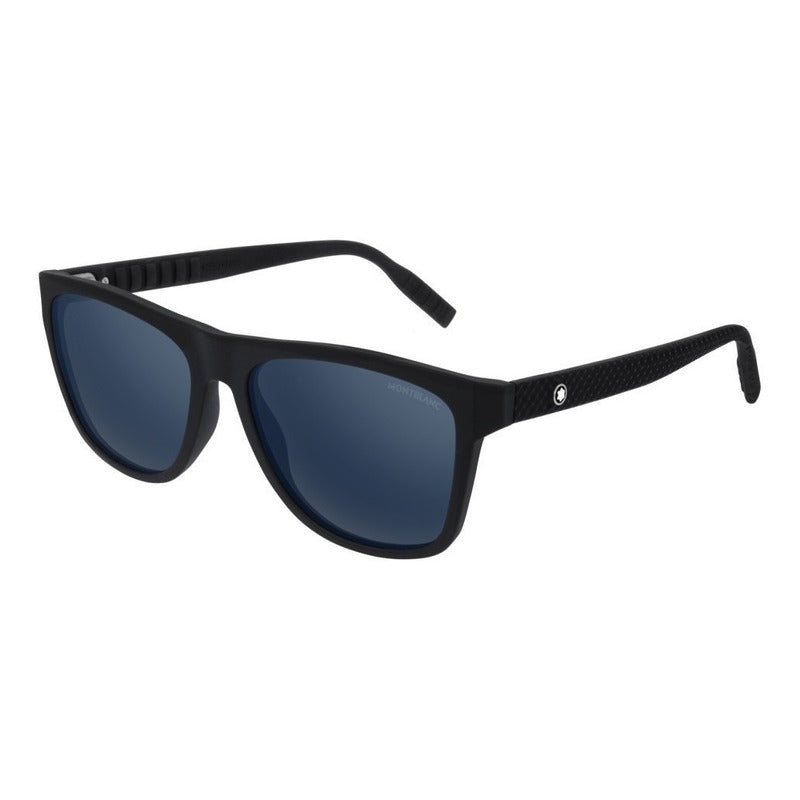 Lentes Sol Mont Blanc Mb0062s Iconic Square Italy 56mm Suns