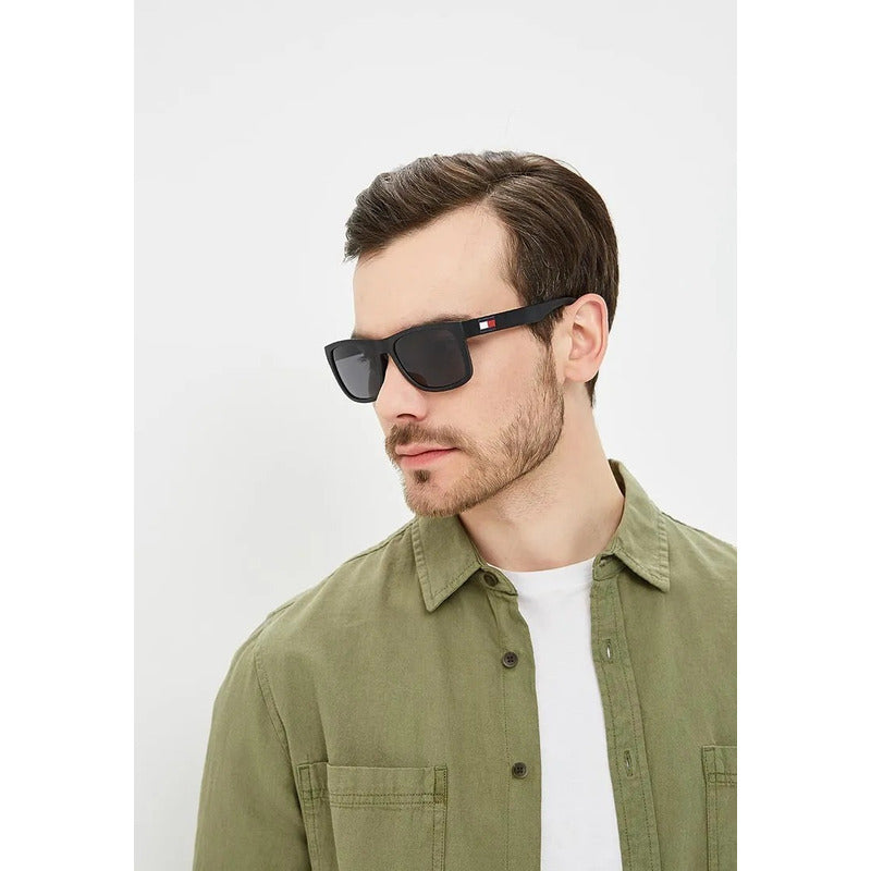 Lentes Sol Tommy Hilfiger Th1605s Flat Top Square 54mm Suns