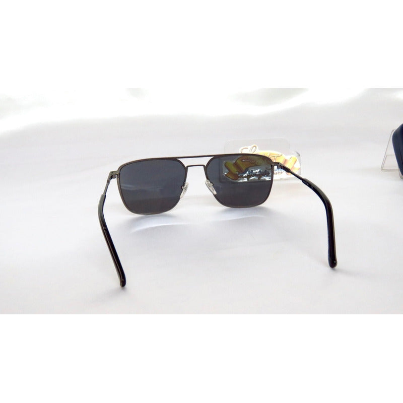 Lentes De Sol Lacoste L194s Silver Metal Navigator 57mm Suns