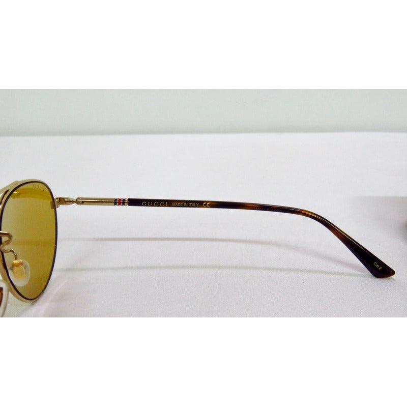Lentes De Sol Gucci Gg0388sa Vintage Pilot Italy 56mm Suns