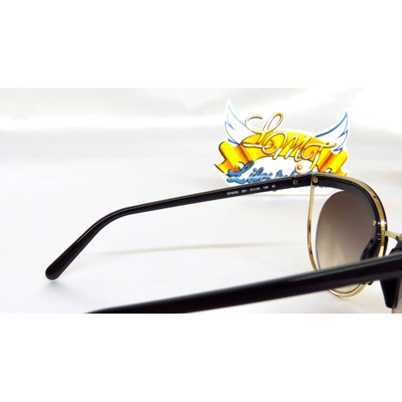 Lentes De Sol Ferragamo Sf909s Fashion Round Italy 51mm Suns