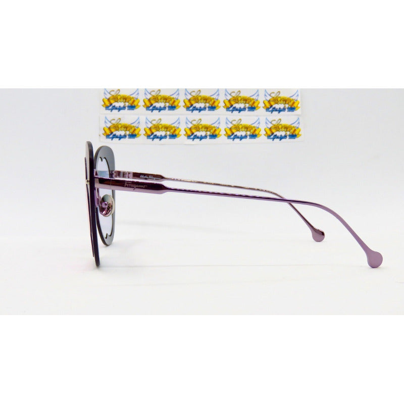 Lentes De Sol Ferragamo Sf178sm Fiore Butterfly Italy 63mm