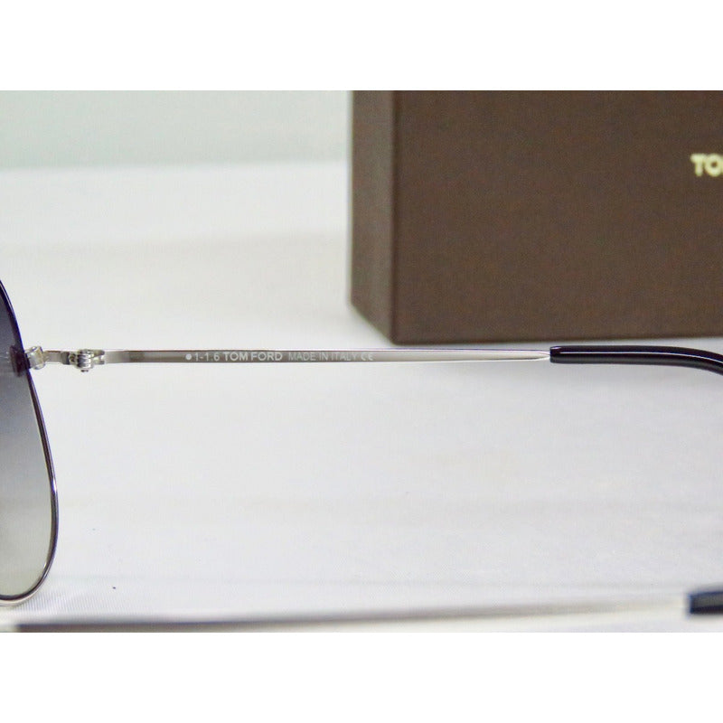 Lentes De Sol Tom Ford Ft0497 Indiana Silver Pilot 60mm Suns
