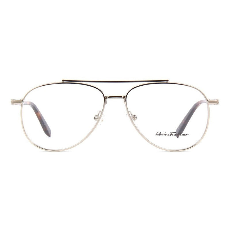 Lentes Ferragamo Sf2184 Double Bridge Armazón Oftálmico 56mm