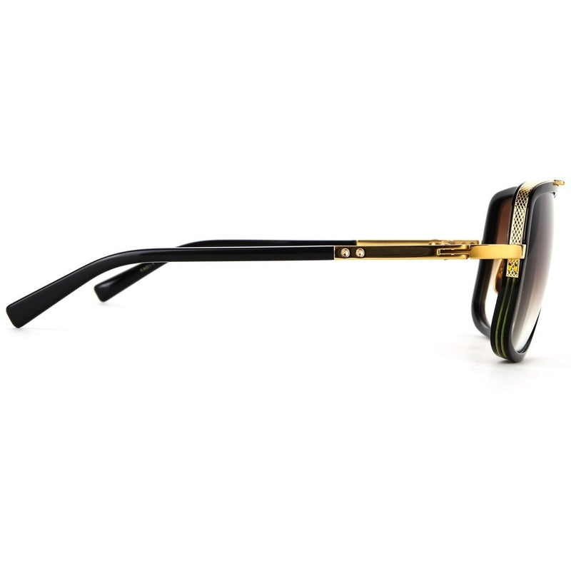 Lentes Gafas De Sol Dita Mach One Drx-2030-b 18k Gold - Blk Rockstar Made In Japan