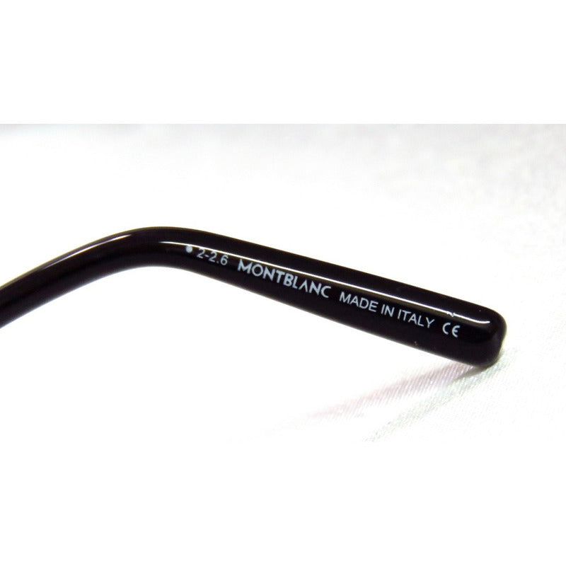 Lentes Gafas Mont Blanc Mb513s Black Palladium Italy 61mm
