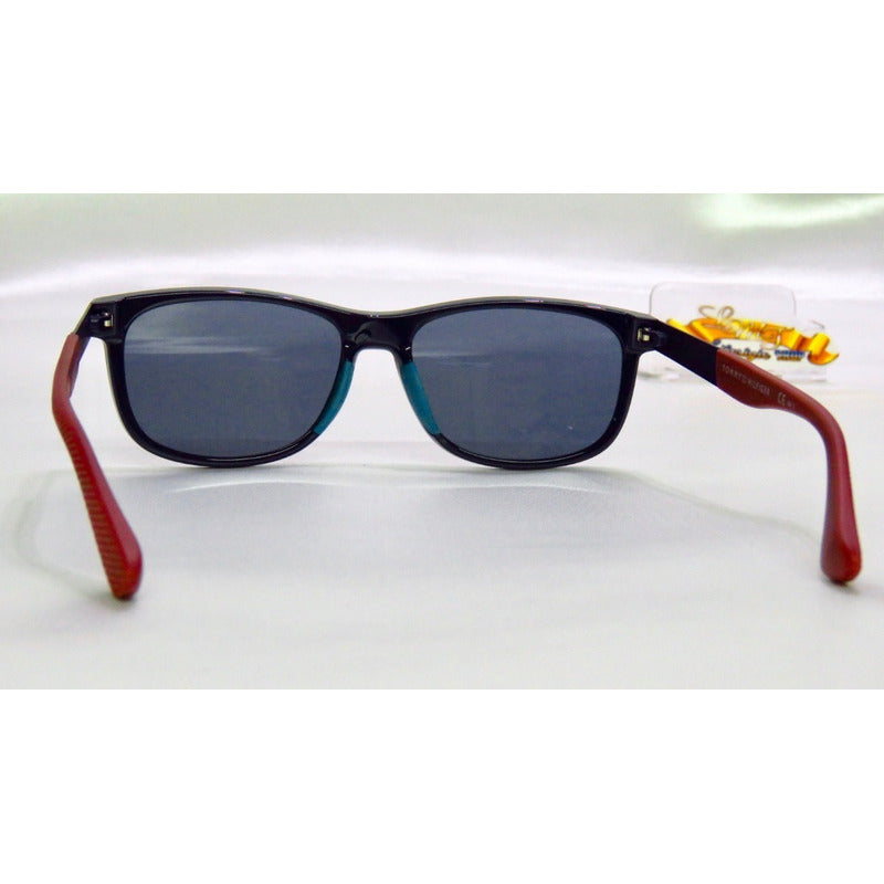 Lentes De Sol Tommy Hilfiger Th1520s Blue Soft Square 57mm