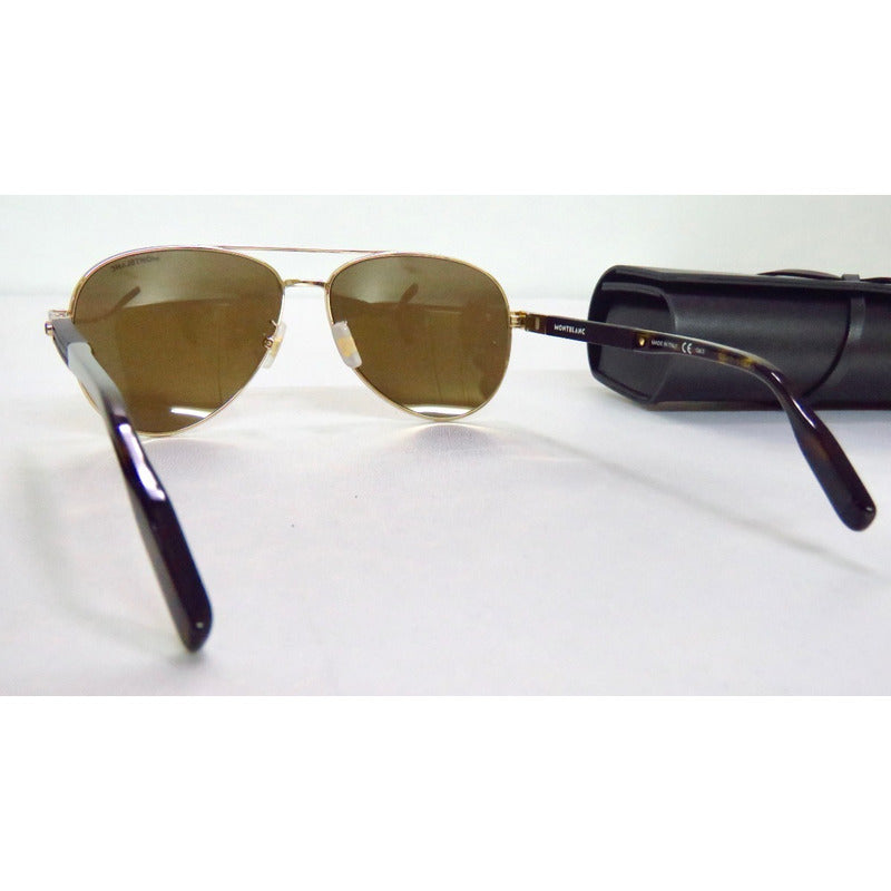 Lentes Sol Mont Blanc Mb0032s Iconic Pilot Italy 61mm Suns