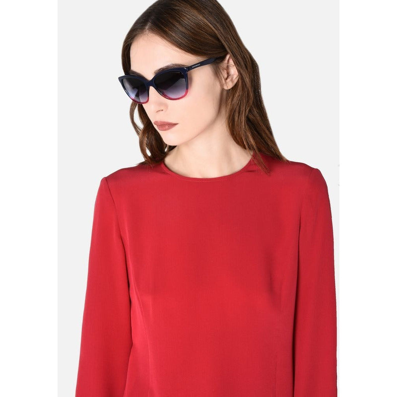 Lentes De Sol Emporio Armani Ea4110 Ombre Cat Eye 55mm Suns