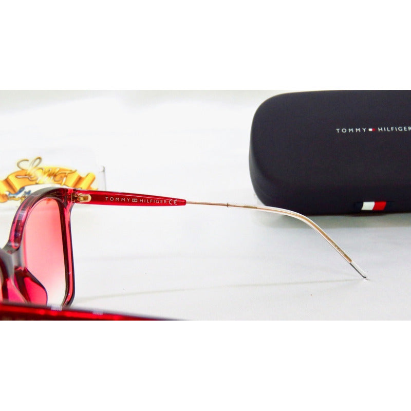 Lentes Sol Tommy Hilfiger Th1647s Squared Cat Eye Mujer 54mm