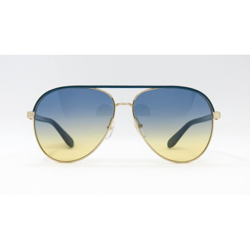 Lentes De Sol Ferragamo Sf163s Metal Pilot Italy 60mm Suns