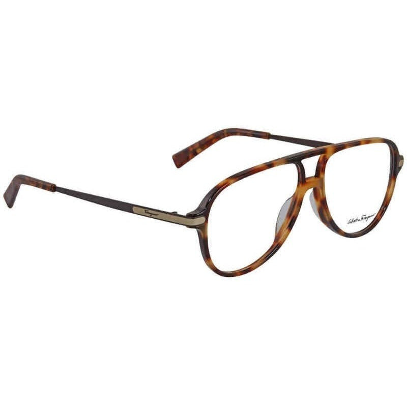 Lentes Ferragamo Sf2855 Double Bridge Armazón Oftálmico 57mm